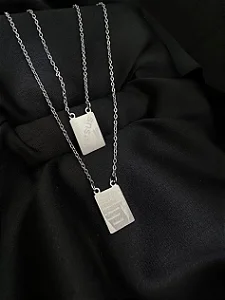 ESCAPULÁRIO JESUS - AÇO INOXIDÁVEL