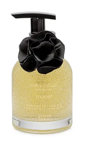 Sabonete Luxo Monet Gliter Dourado 200ml