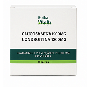 Sachê de Glucosamina 1500mg + Condroitina 1200mg