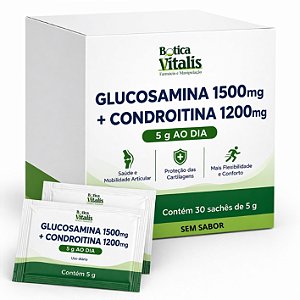Sachê de Glucosamina 1500mg + Condroitina 1200mg