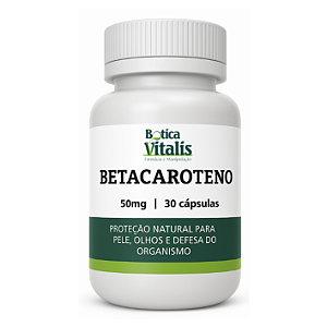 Betacaroteno 50mg e 100mg