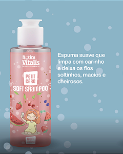 Shampoo Linha Infantil Petit Care 120ml