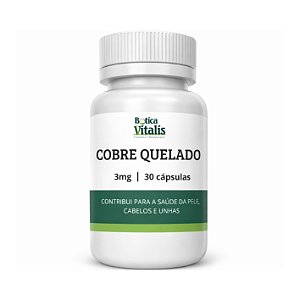 Cobre Quelado 3mg