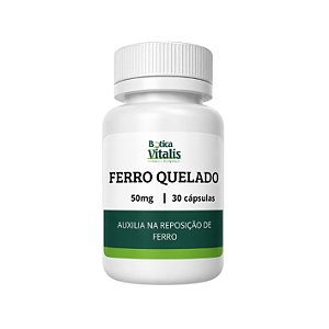 Ferro Quelado 50mg e 100mg
