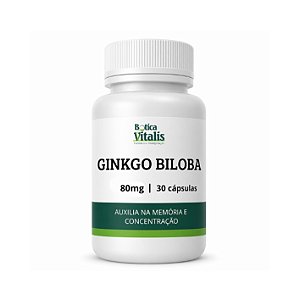 Ginkgo Biloba 80mg e 100mg