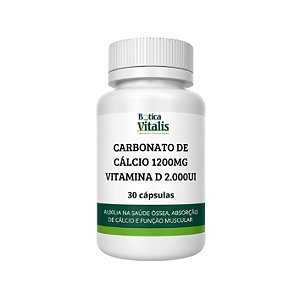 Carbonato de Cálcio 1200mg + Vitamina D 2.000UI