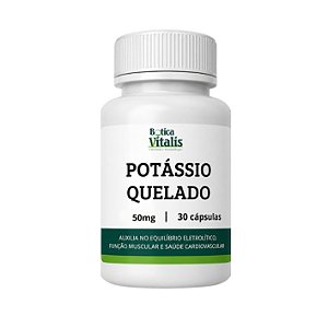 Potássio Quelado 50mg e 100mg