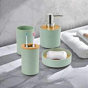 Kit Banheiro  Saboneteira e Acessórios