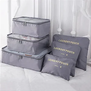 Kit 6 peças Organizador de guarda roupa