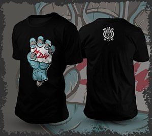 Camiseta Mud Dog   ( Blue Hand Zombie )