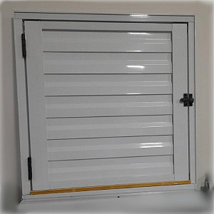 PORTINHOLA ALÇAPÃO ALUMÍNIO BRANCO 060AX080L LINHA POPULAR