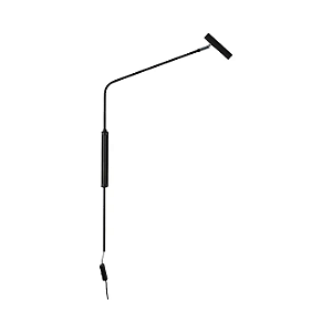 Arandela de Parede Tubinho Articulado 54x37cm Alumínio Preto GSG AR07
