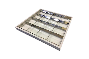 Luminária de Sobrepor 3 Aletas 2xT8 5,5x15x62,5cm GSG LS41