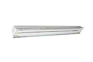 Luminária de Sobrepor 2xT8 10,2x15,4x124cm Alumínio GSG LS62