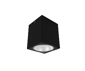 Spot de Sobrepor Quadrado para PAR30 9,5x12cm Preto GSG SP12