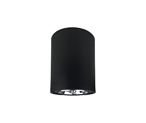 Spot de Sobrepor Redondo para AR70 12,5x9cm Preto GSG SP36