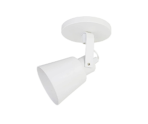Spot Arandela Cônico para Dicroica 9x7cm Branco GSG SP52