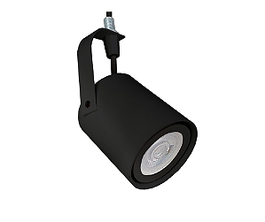 Spot para Perfilado e Trilho para Dicroica 7,5x6,5cm Preto GSG SP57