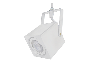 Spot para Perfilado e Trilho para Dicroica 7,5x7,5cm Branco GSG SP64