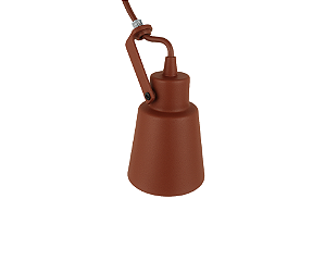 Spot para Perfilado Cônico para Dicroica 9x7cm Marrom GSG SP71