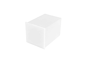 Balizador de Embutir No Frame Quadrado 1xG9 5x5cm Branco GSG BZ08