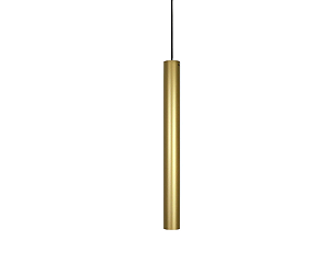 Pendente Tubo 1xGU10 50x5cm Alumínio Dourado GSG PD37