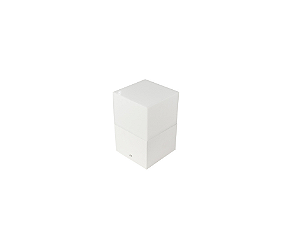 Mini Poste Balizador 1xE27 11,5x7,6x7,6cm Alumínio Branco GSG PB14