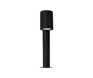 Poste Balizador 1xE27 40x13cm Alumínio Preto GSG PB43
