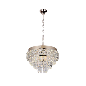 Pendente com Controle LED 66W 40cm Metal Dourado Sindora DCD02524