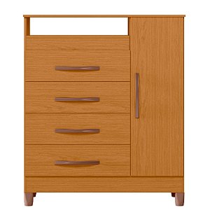 Cômoda 4 Gavetas Turquesa Cinamomo - Albatroz