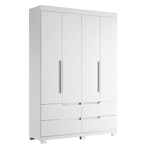 Guarda Roupa  4 Portas Doble Branco - Albatroz