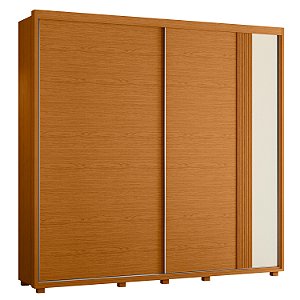 Guarda Roupa 2 Portas Acacia Cinamomo / Off White Flex