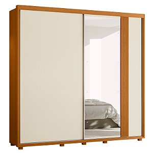 Guarda Roupa 2 Portas Acacia Cinamomo / Off White Flex