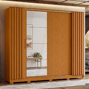 Guarda Roupa 4 Portas Jacaranda Cinamomo / Off White