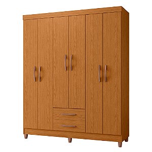 Guarda Roupa 6 Portas Ambar Cinamomo - Albatroz