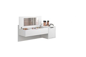 Penteadeira Camarim Suspenso Blush Branco - Albatroz