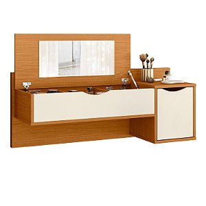 Penteadeira Camarim Suspenso Blush Cinamomo / Off White