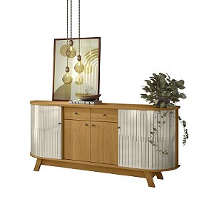 Aparador Buffet Monaco Cinamomo / Off White - Madetec