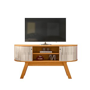 Bancada Rack Atlanta Cinamomo / Off White - Madetec