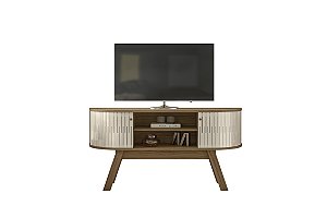 Bancada Rack Atlanta Naturale / Off White - Madetec