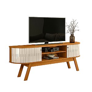 Bancada Rack Valencia Cinamomo / Off White - Madetec