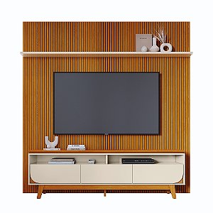 Composição Luna Rack Cinamomo / Off White - Madetec