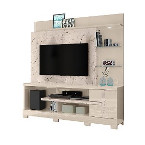 Home Theater Rack Alan Calacata / Off White - Madetec