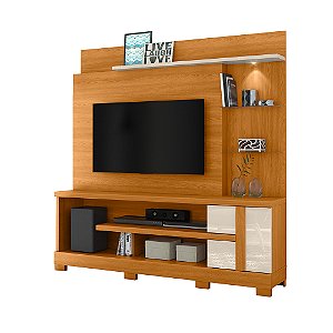 Home Theater Rack Alan Cinamomo / Off White - Madetec