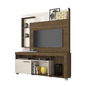 Home Theater Rack Icaro Naturale / Off White - Madetec