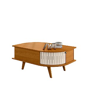 Mesa de Centro Indianopolis Cinamomo / Off White - Madetec