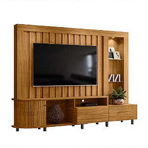 Painel Home Theater Le Mans Cumaru - Madetec