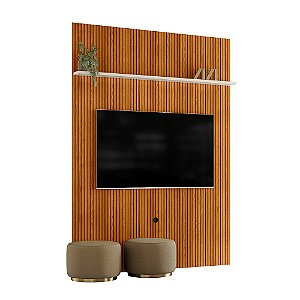 Painel Piso Teto New Interlagos Cinamomo / Off White Madetec