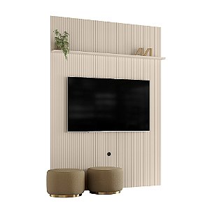 Painel Piso Teto New Interlagos Off White - Madetec