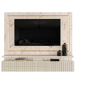 Rack Bancada Suspensa Gaia Calacata / Off White - Madetec